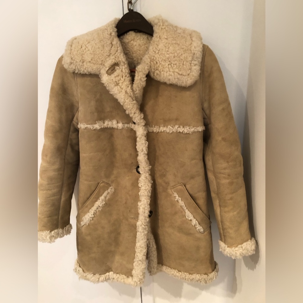 Morlands shearling coat. Branded. Curly and soft
